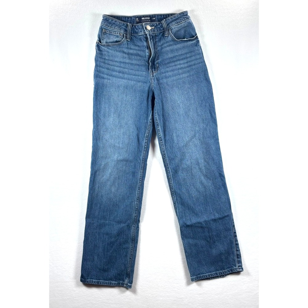 Hollister Jeans Womens 2R W26 Ultra High Rise‎ Dad Medium Wash Vintage Stretch